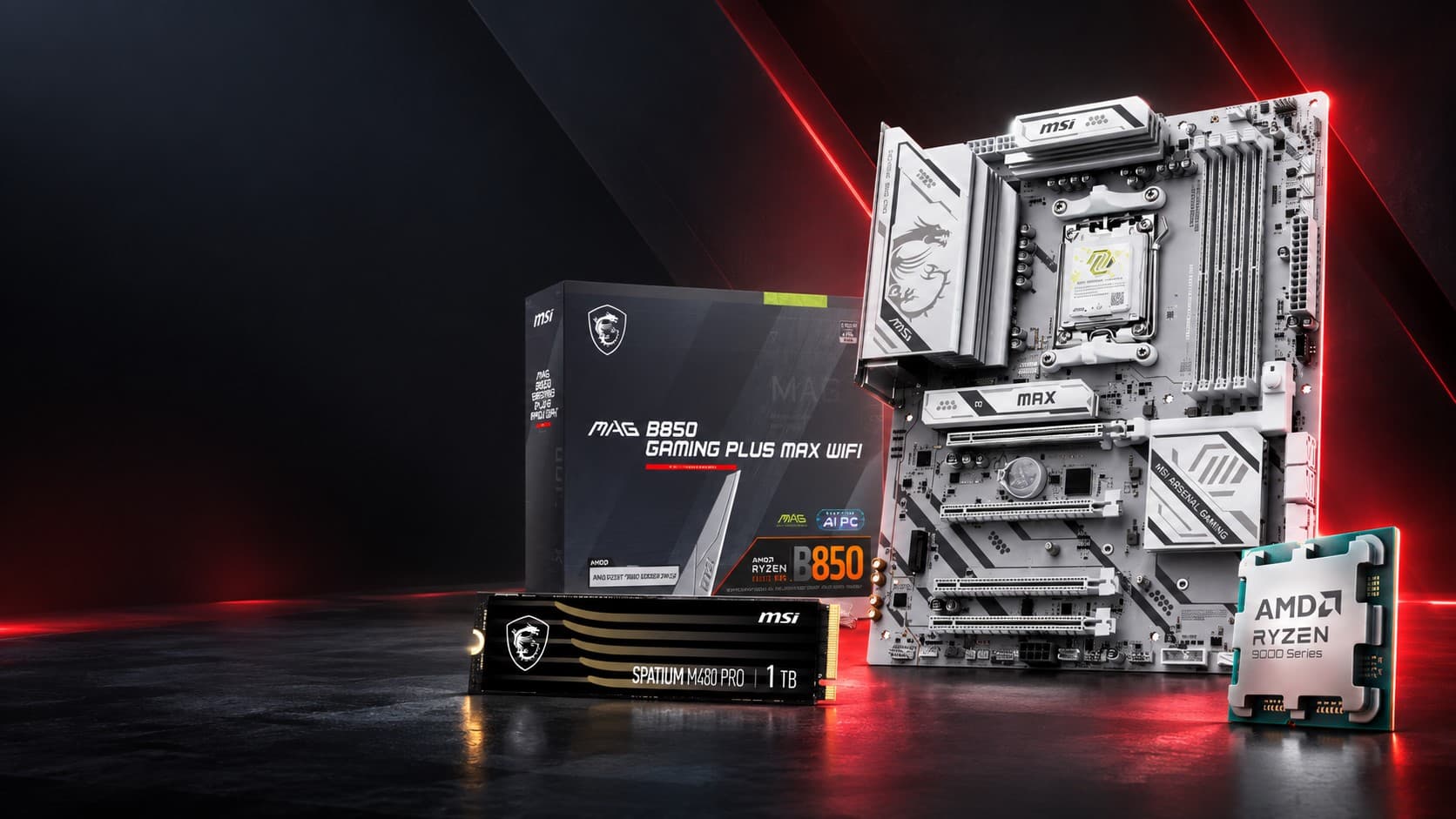 MSI tung gói ưu đãi Ryzen 7 9800X3D, bo mạch chủ B850 và SSD 1TB với giá chỉ 15 triệu đồng