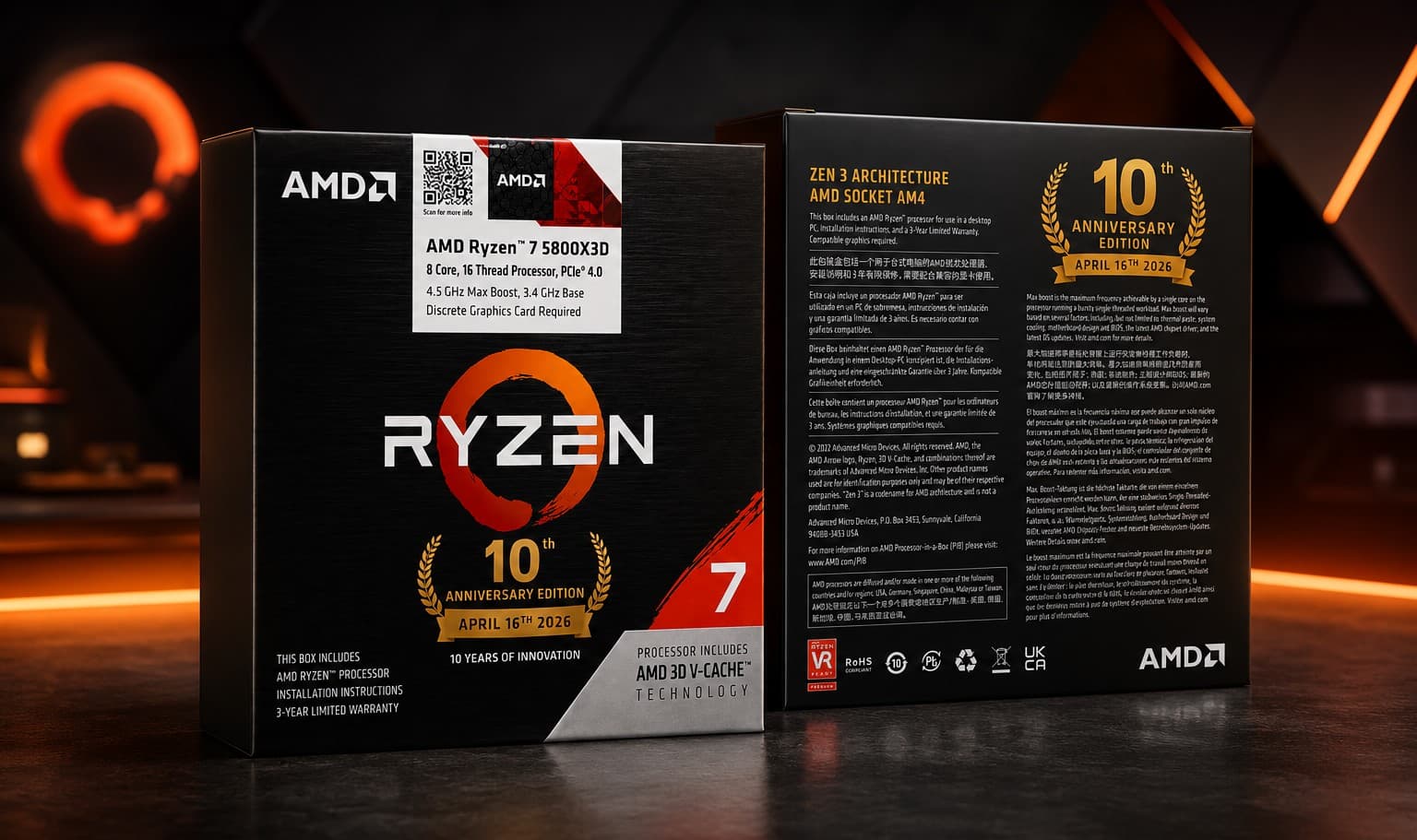 AMD Ryzen 7 5800X3D Phiên Bản Kỷ Niệm: Biến Mất Khi Ra Mắt, Xuất Hiện Trên eBay Với Giá Gấp Đôi