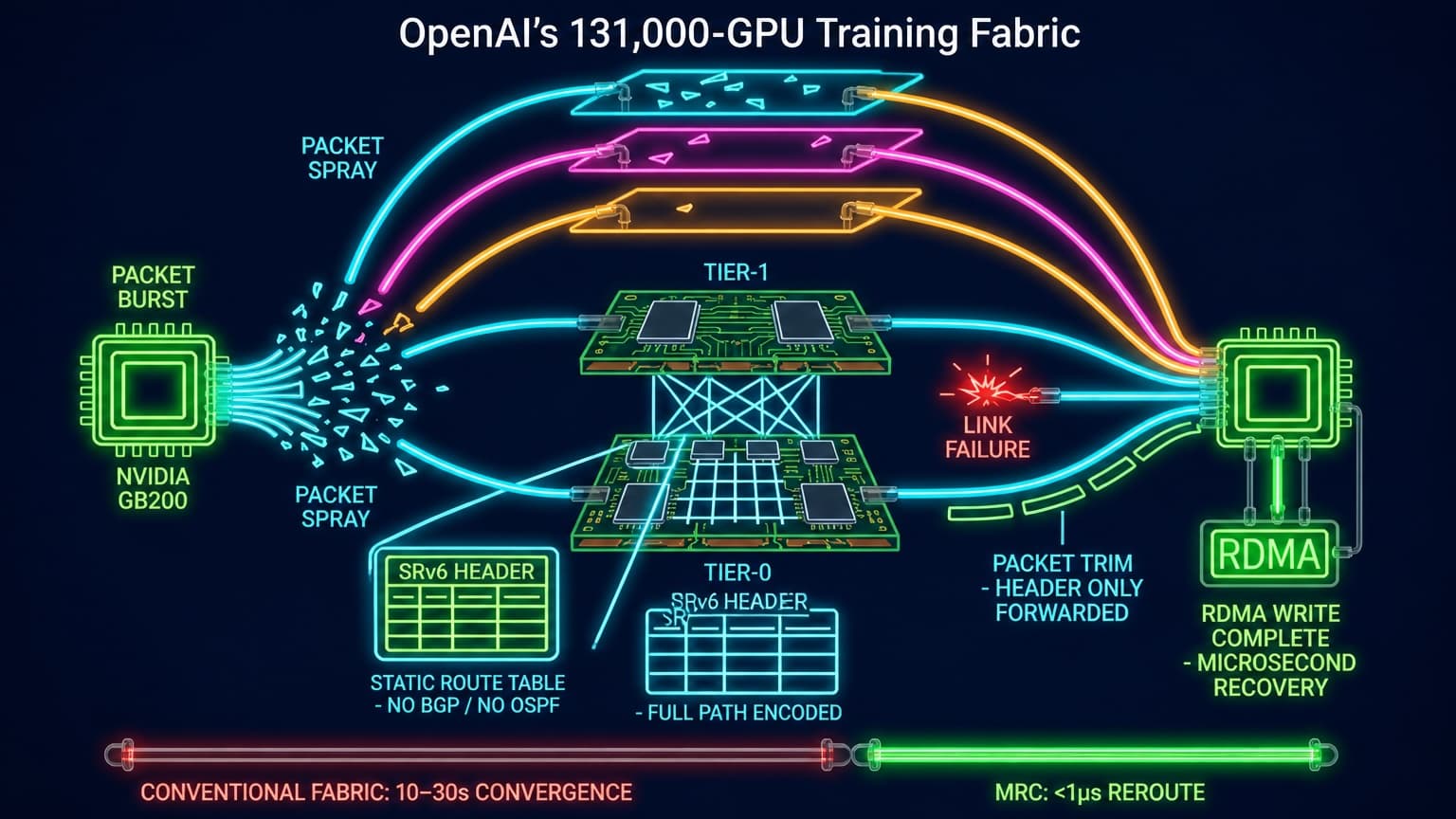 Bí quyết mạng ngược đời đằng sau 131,000 GPU của OpenAI