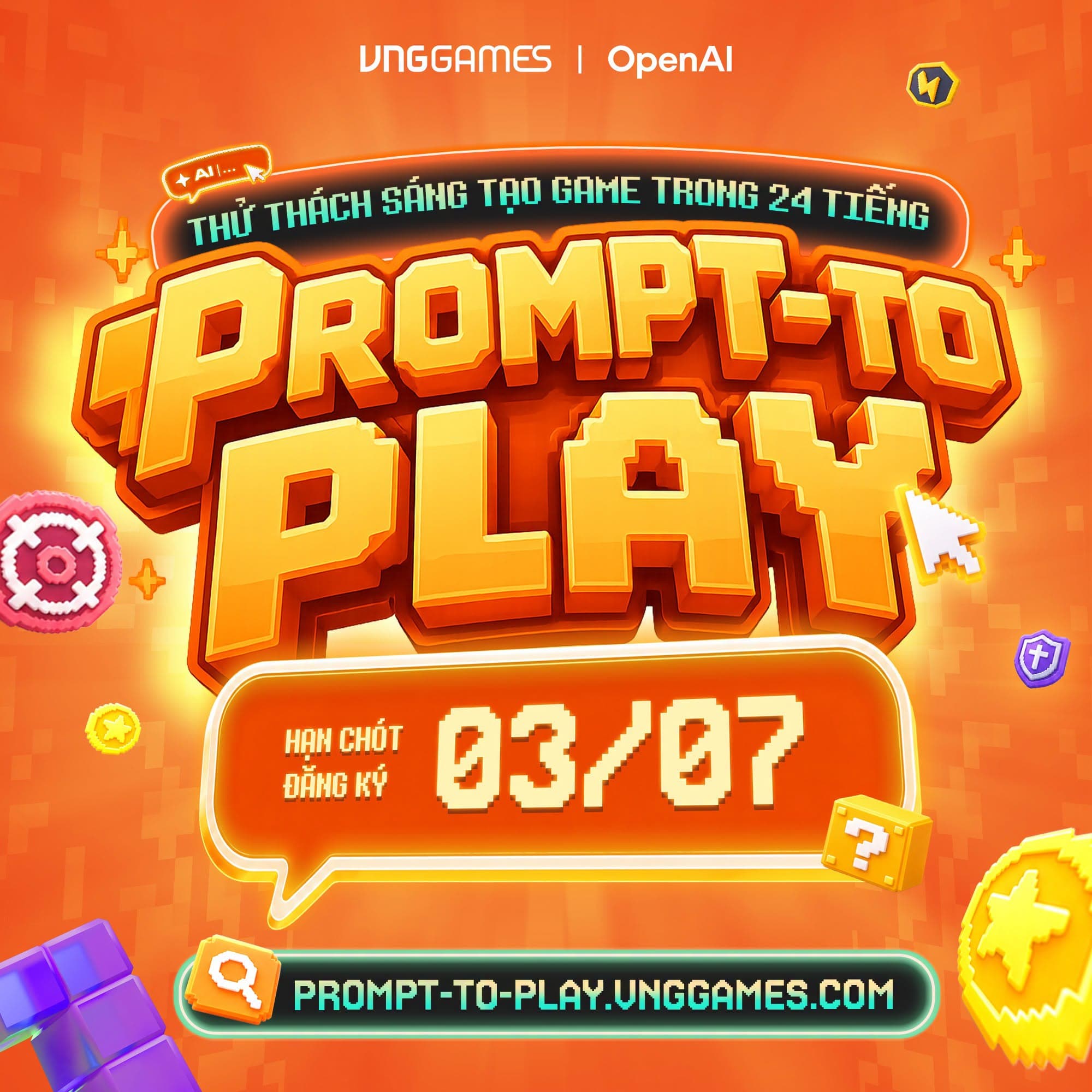 VNGGames khởi động cuộc thi làm game AI “Prompt To Play” với quỹ giải thưởng 1,5 tỷ đồng