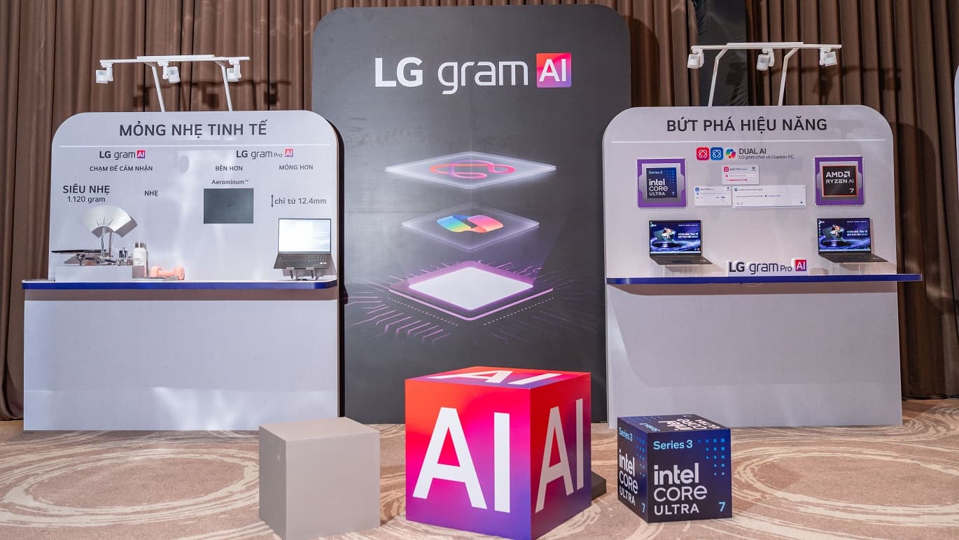 LG gram AI 2026: Đột phá thiết kế siêu nhẹ với Dual AI và vật liệu Aerominum